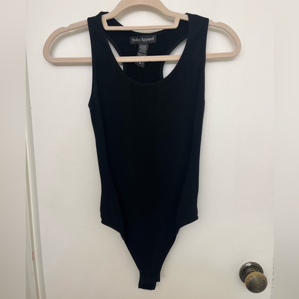 Soho Apparel Black Bodysuit